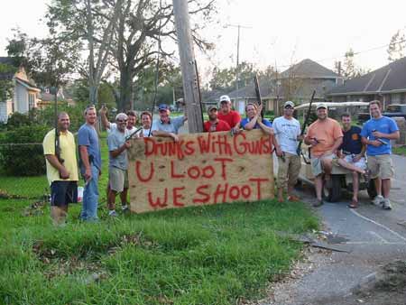 Why there are so few looters in Texas.