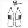 Use 1/8 teaspoon (8 drops) per liter
