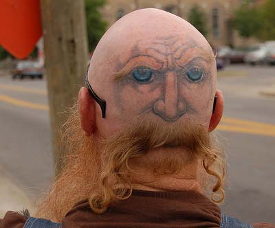 Head tattoo