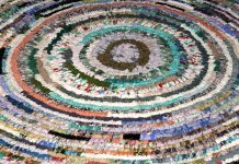 Making a great rug from the rag bag