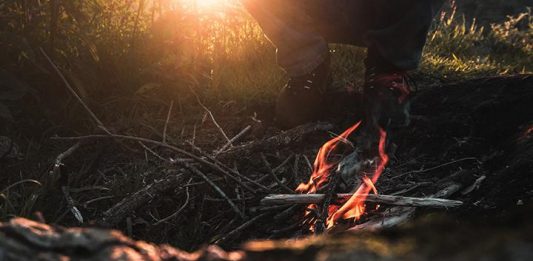 Survival firebuilding skills