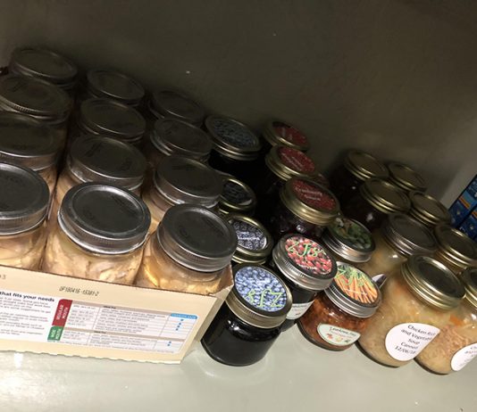 Cooking from long-term food storage