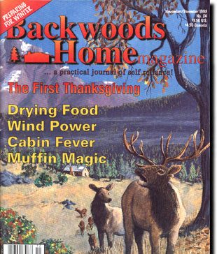 Issue #24 of Backwoods Home Magazine. November/December, 1993