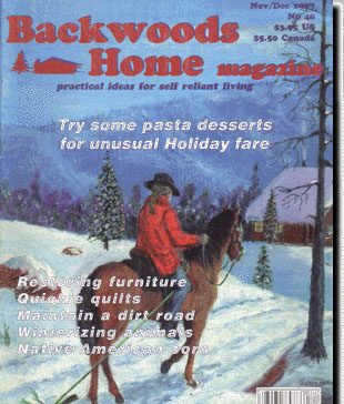 Issue #48 of Backwoods Home Magazine. November/December, 1997