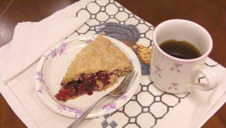 Apple and berry pies