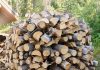 Build a holz hausen to dry firewood