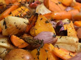 Root vegetable casserole