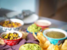 Corn and nopalito salsa