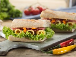 Bologna sandwiches and roasted rabbit