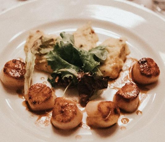 Scallop Crunch Appetizer