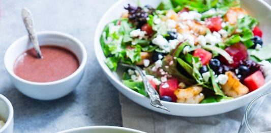 Nameless salad and dressing