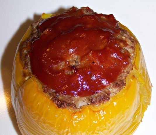 Stuffed sweet peppers