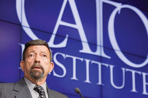 Author explains "Stand Your Ground" principles at CATO Institute, 2012.