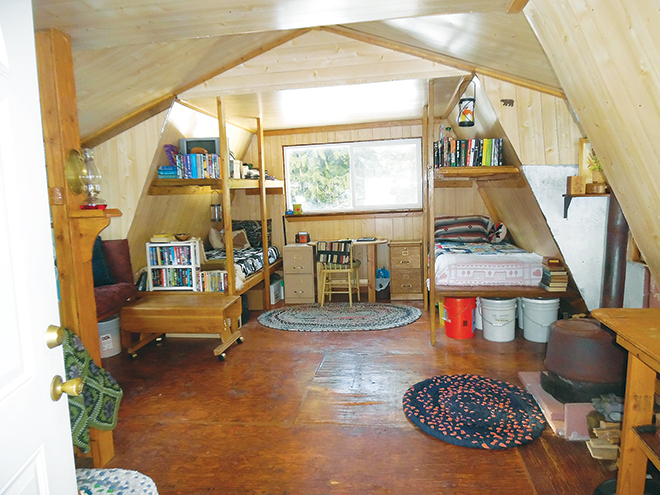 interior of the bunkhouse