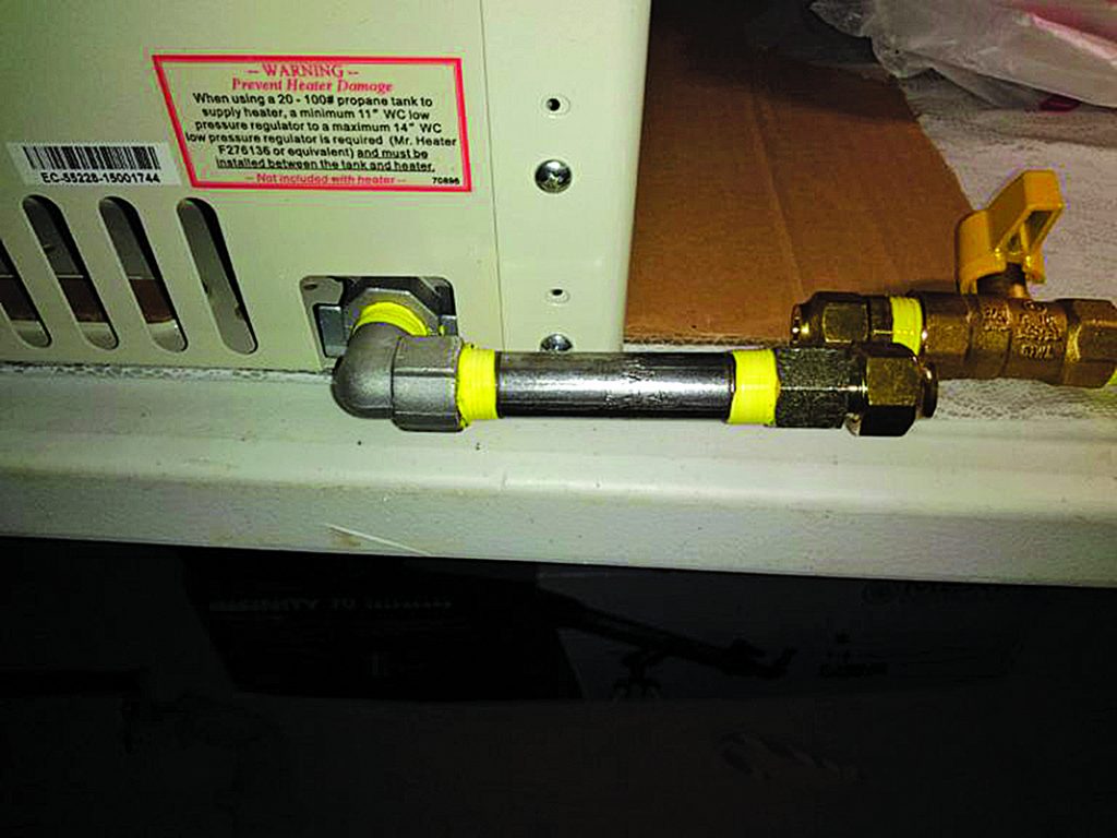 Installing a propane heater Backwoods Home Magazine