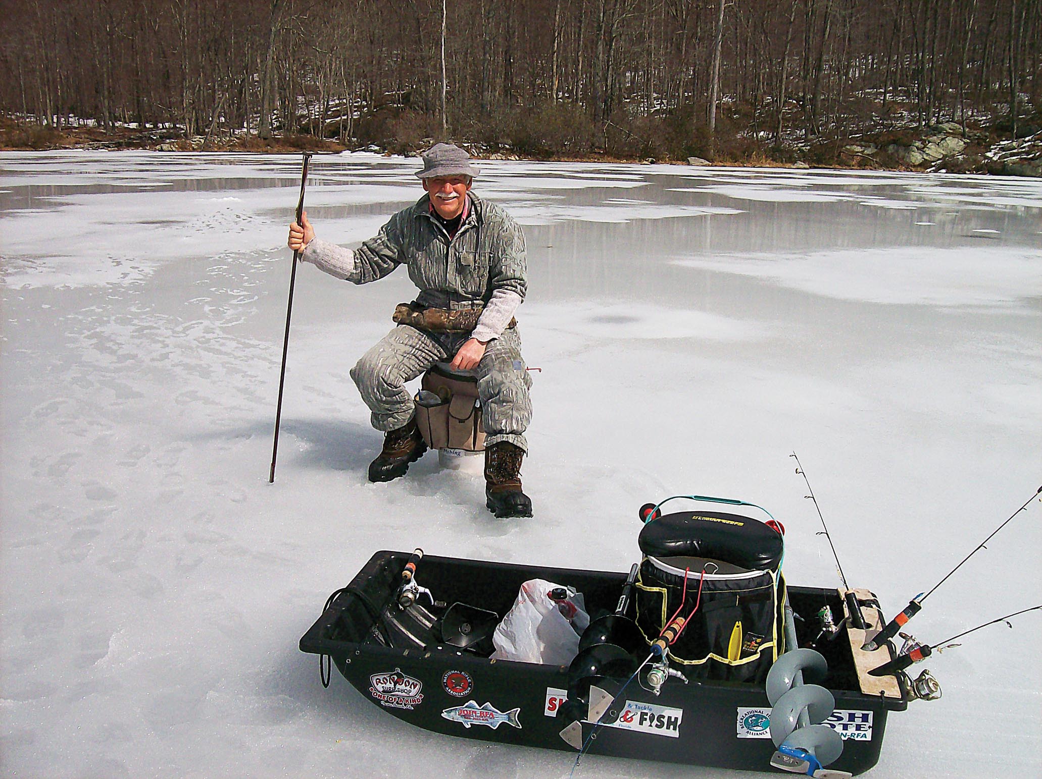 Step onto the ice and catch tonight's dinner - Backwoods Home Magazine