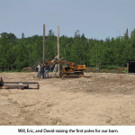 Raising-poles