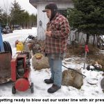 Blowing-water-lines