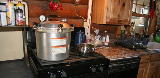 I canned on my new stove for the first time