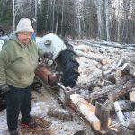 Jackie-splitting-firewood-2020