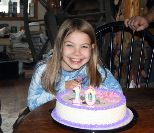 We recently celebrated granddaughter Ava’s 10th birthday