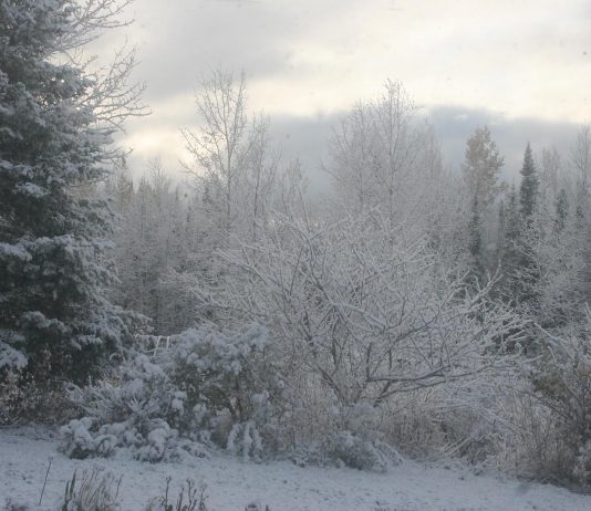 It feels like winter outside