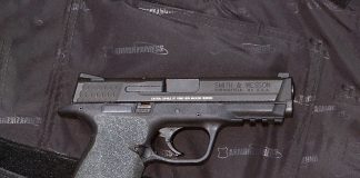 Baby armor and a S&W M&P pistol