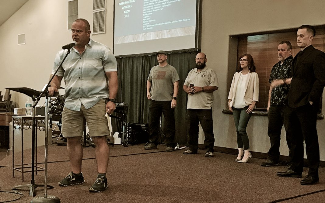 Greg Ellifritz addressing a MAG Deadly Force Instructor Class