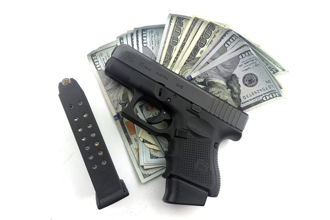 Glock with Cash