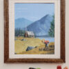 Art Print: Lakeside Squirrel Whisperer - 11x14 in - Image 2