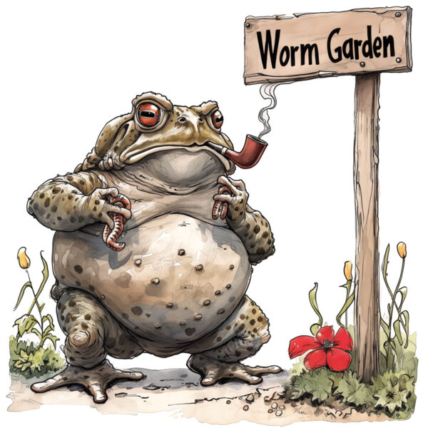 Art Print: Worm Farmer - 12x12 in